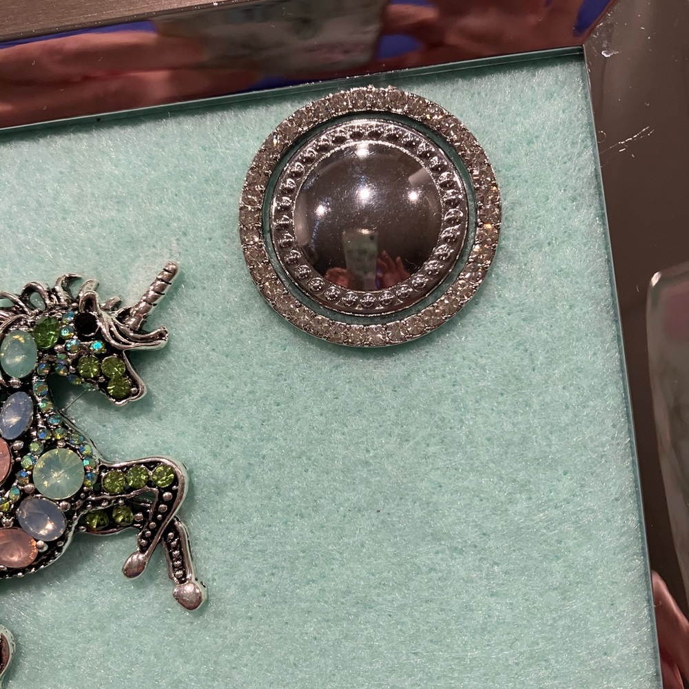 FRAMED JEWELRY ART PICTURE. HANDMADE UNIQUE OOAK GIFT 💝 IDEA - Picture 3 of 9